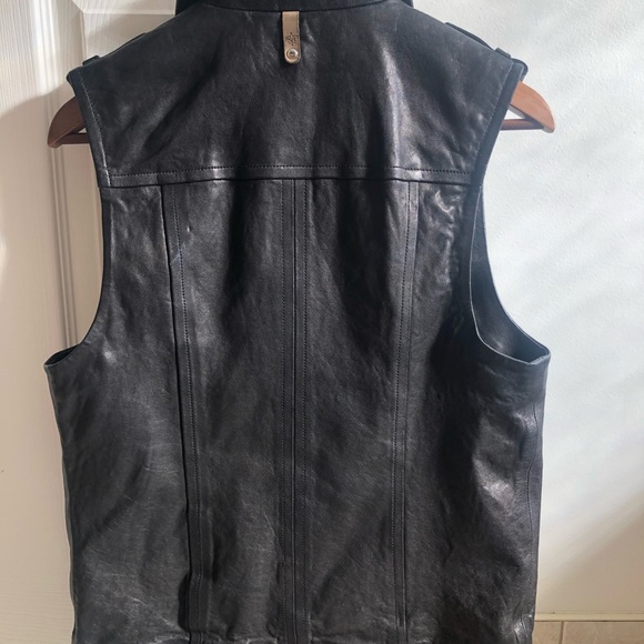 Mackage Leather Vest Black - Picture 3 of 6